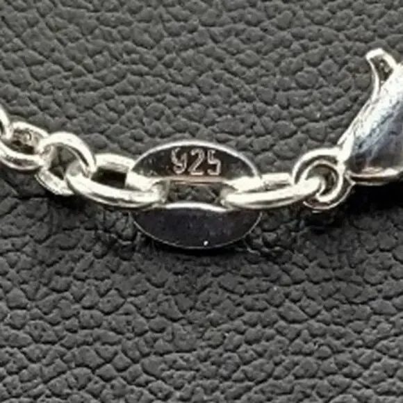 925 Sterling Silver Necklace Horseshoe Cross Gemstones Valentines Birthday Gift